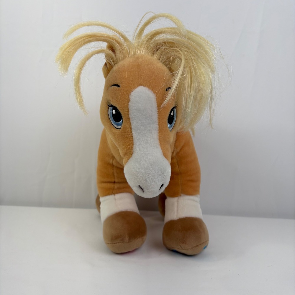 Build-A-Bear Horse & Hearts Riding Club Palomino American Quarter Horse Plush